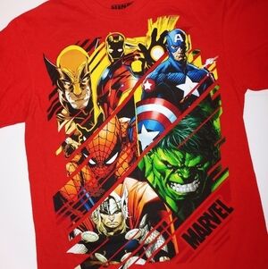 Marvel Characters Hulk Thor T-Shirt M